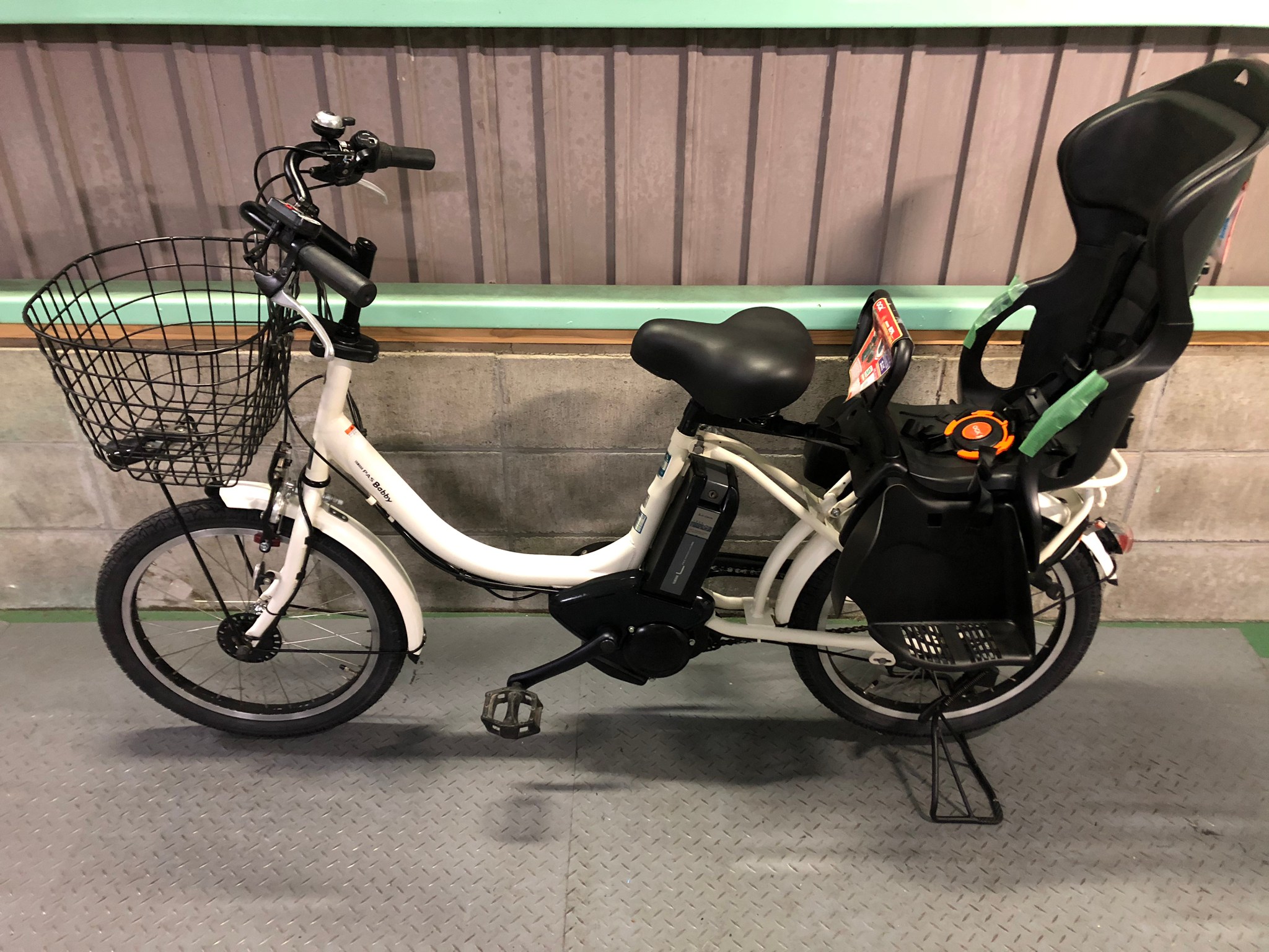 激安通販の 【中古】電動自転車 子供乗せ. 20インチ Babby PAS YAMAHA 