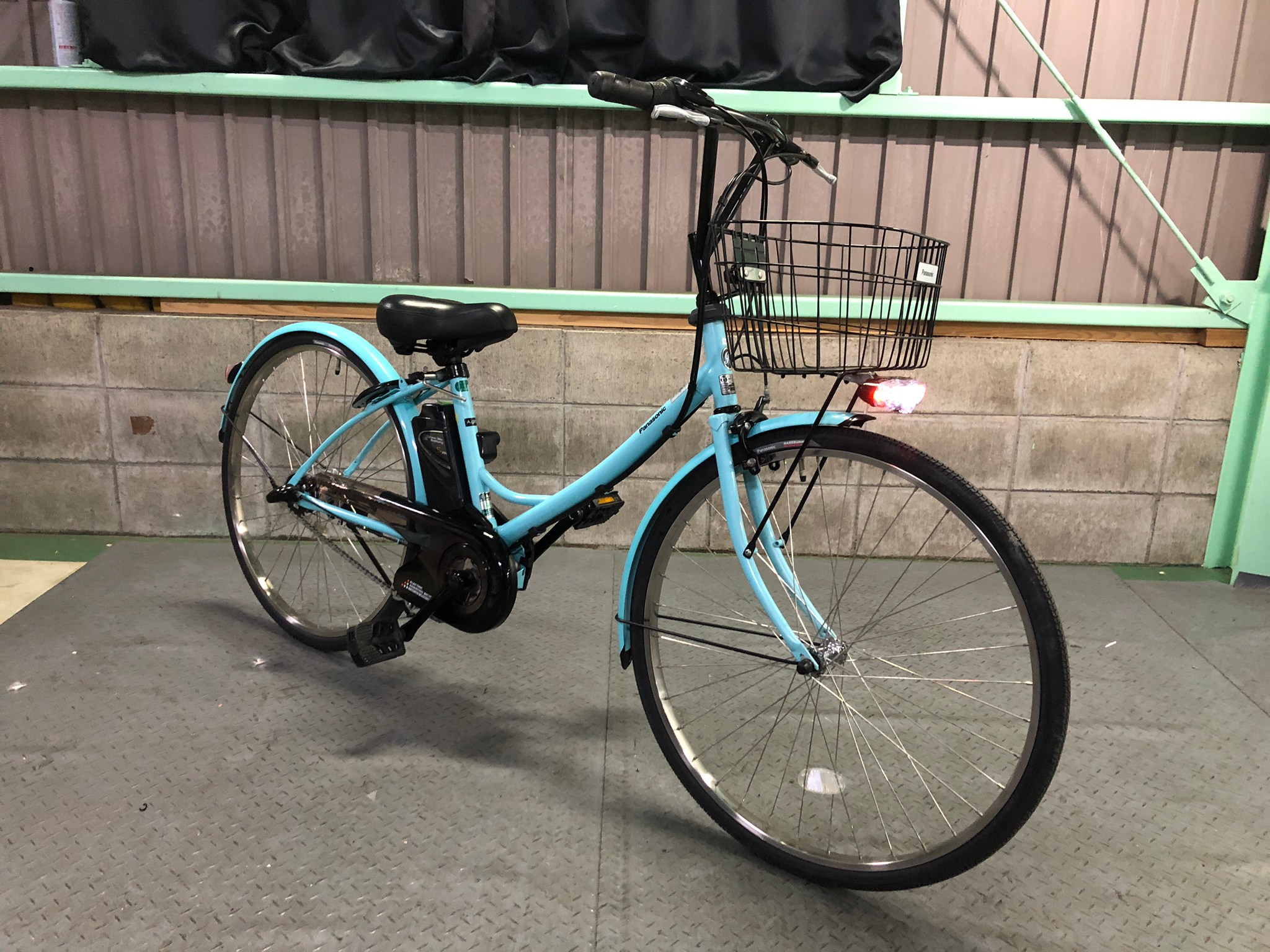 SOLD OUT】電動自転車 パナソニック A.girl's 26インチ ５Ah 水色 