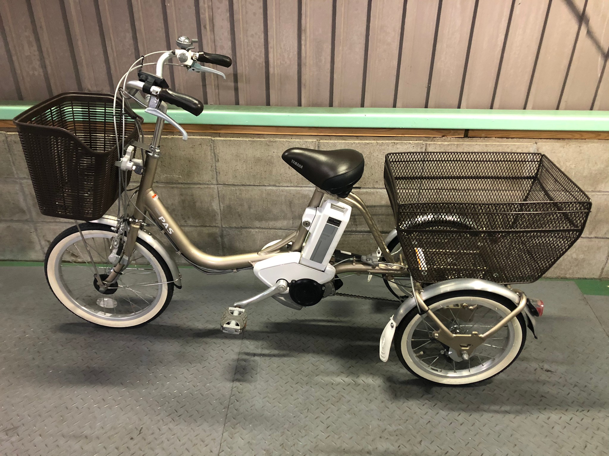 SOLD OUT】電動自転車 ヤマハ PAS 三輪 2020年モデル 大容量15.4Ah