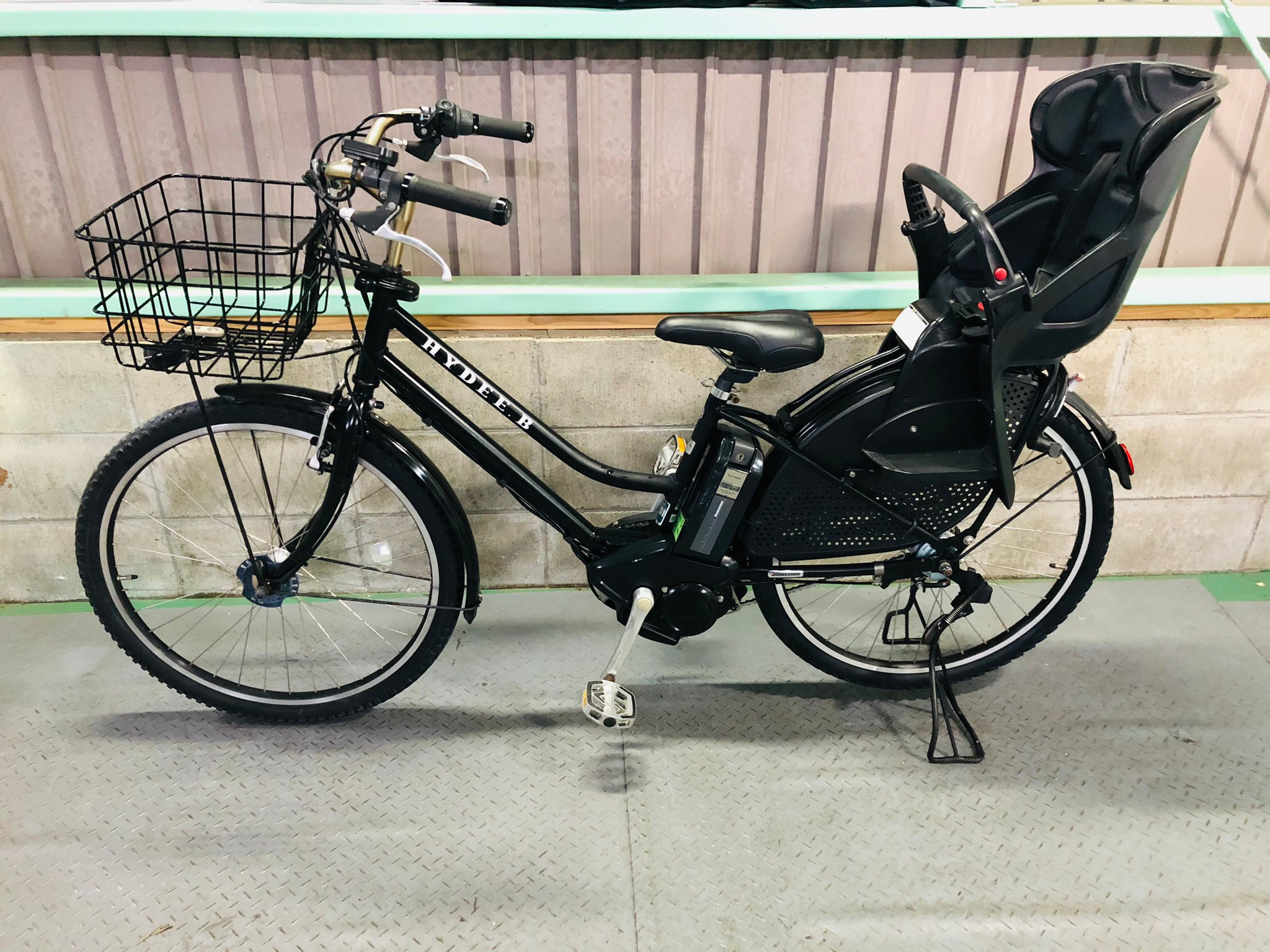 単品購入可 5374 電動自転車ブリヂストン子供乗せ 26インチ ハイ