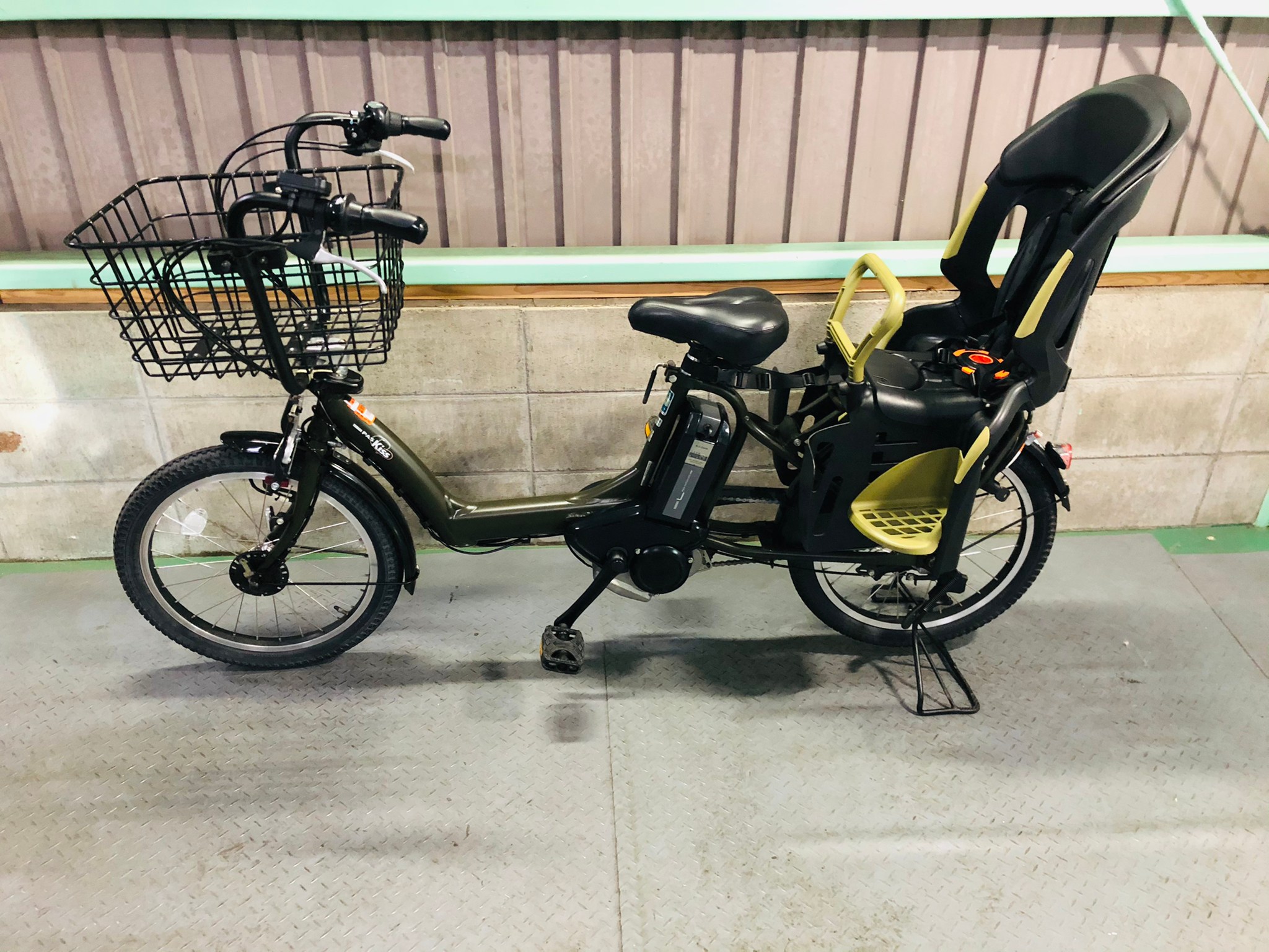 5203 電動自転車ヤマハ子供乗せ 20インチ ハイクオリティ ホワイト-