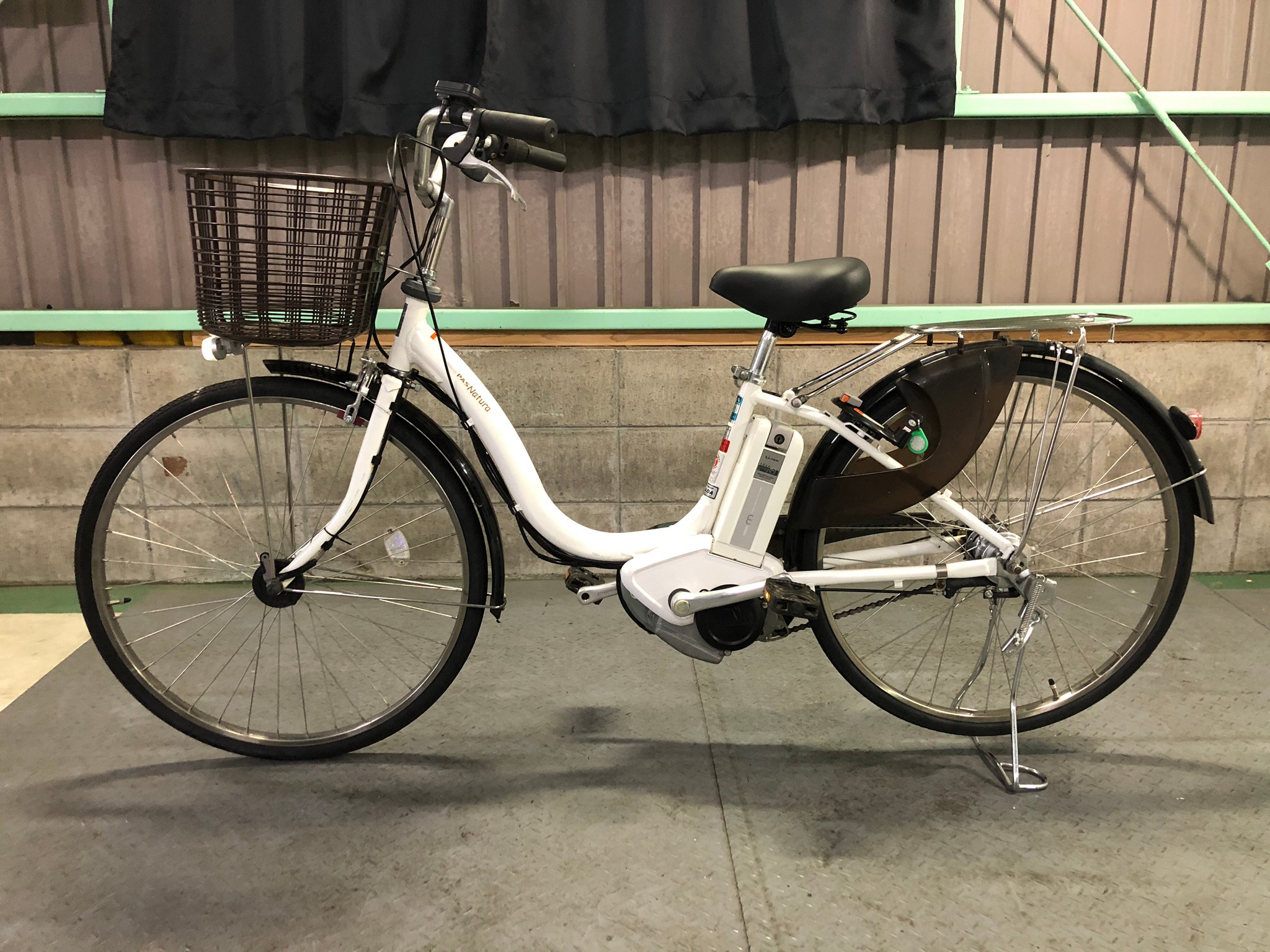 SOLD OUT】電動自転車 ヤマハ PAS Natura パスナチュラ 白 ２６インチ 6.6Ah | 国産・中古の激安電動アシスト自転車を販売MIZO  COOL（ミゾクール）