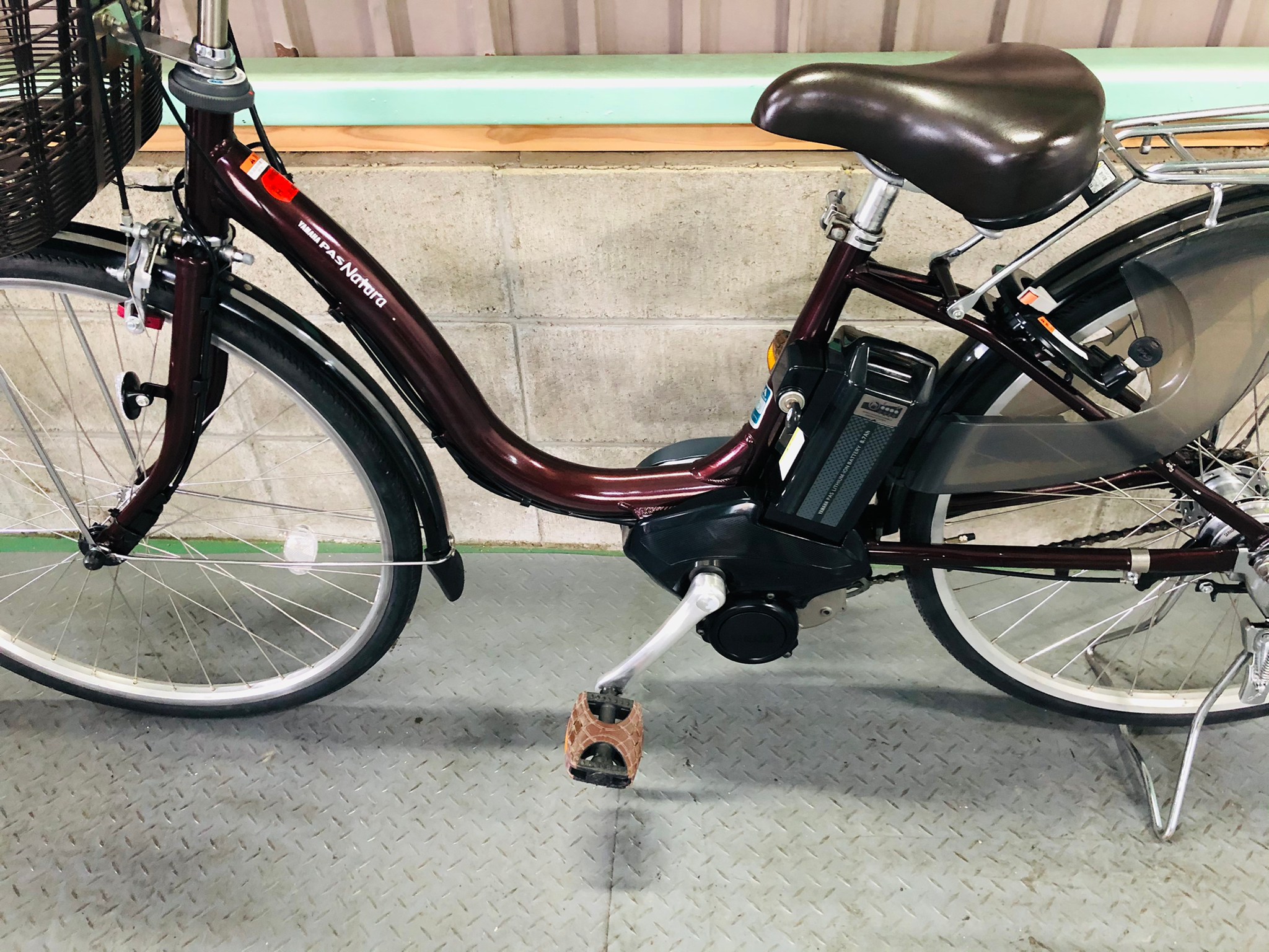 SOLD OUT】電動自転車 ヤマハ PAS Natura ナチュラ 26インチ 8.7Ah ブラウン | 国産・中古の激安電動アシスト自転車を販売MIZO  COOL（ミゾクール）