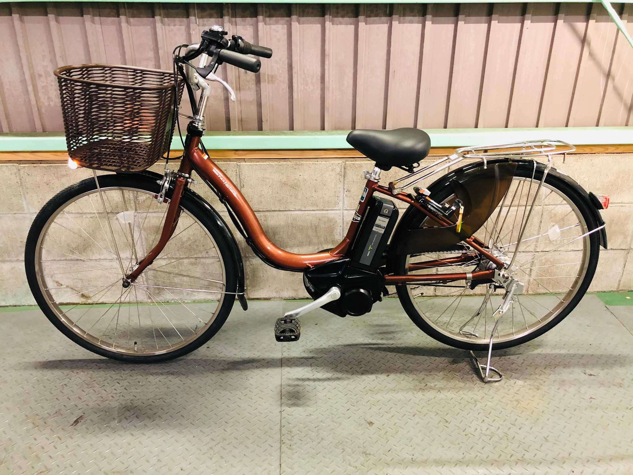 SOLD OUT】電動自転車 ヤマハ PAS Natura ナチュラ 26インチ 6Ah 茶色 