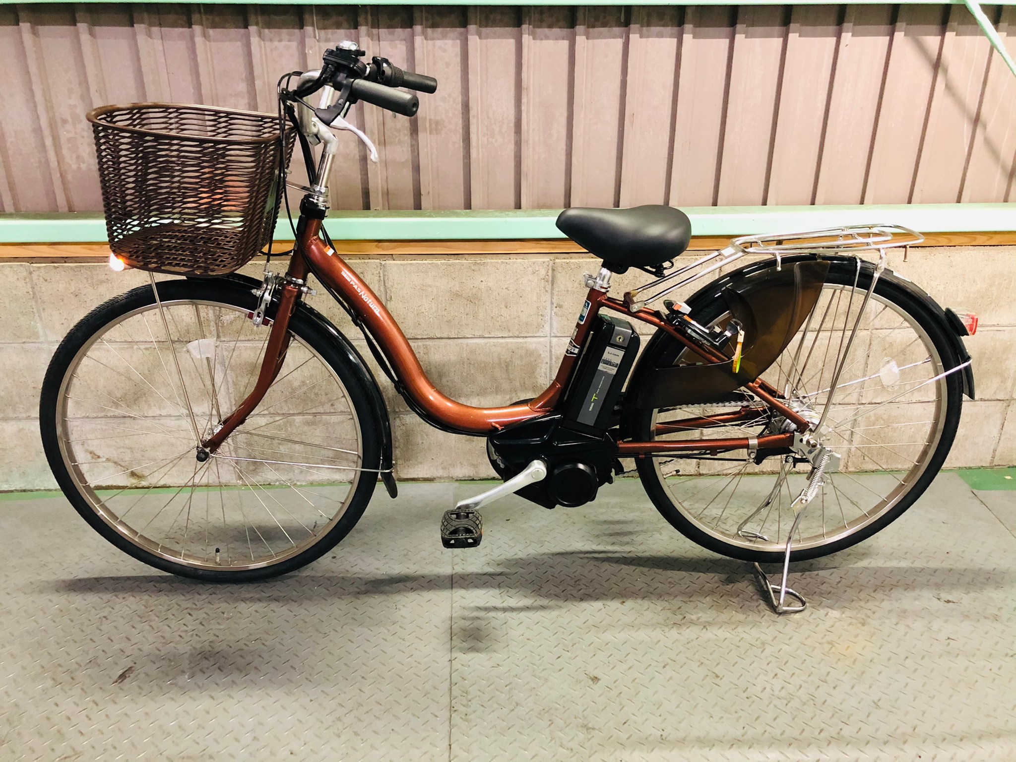 SOLD OUT】電動自転車 ヤマハ PAS Natura ナチュラ 26インチ 6Ah 茶色