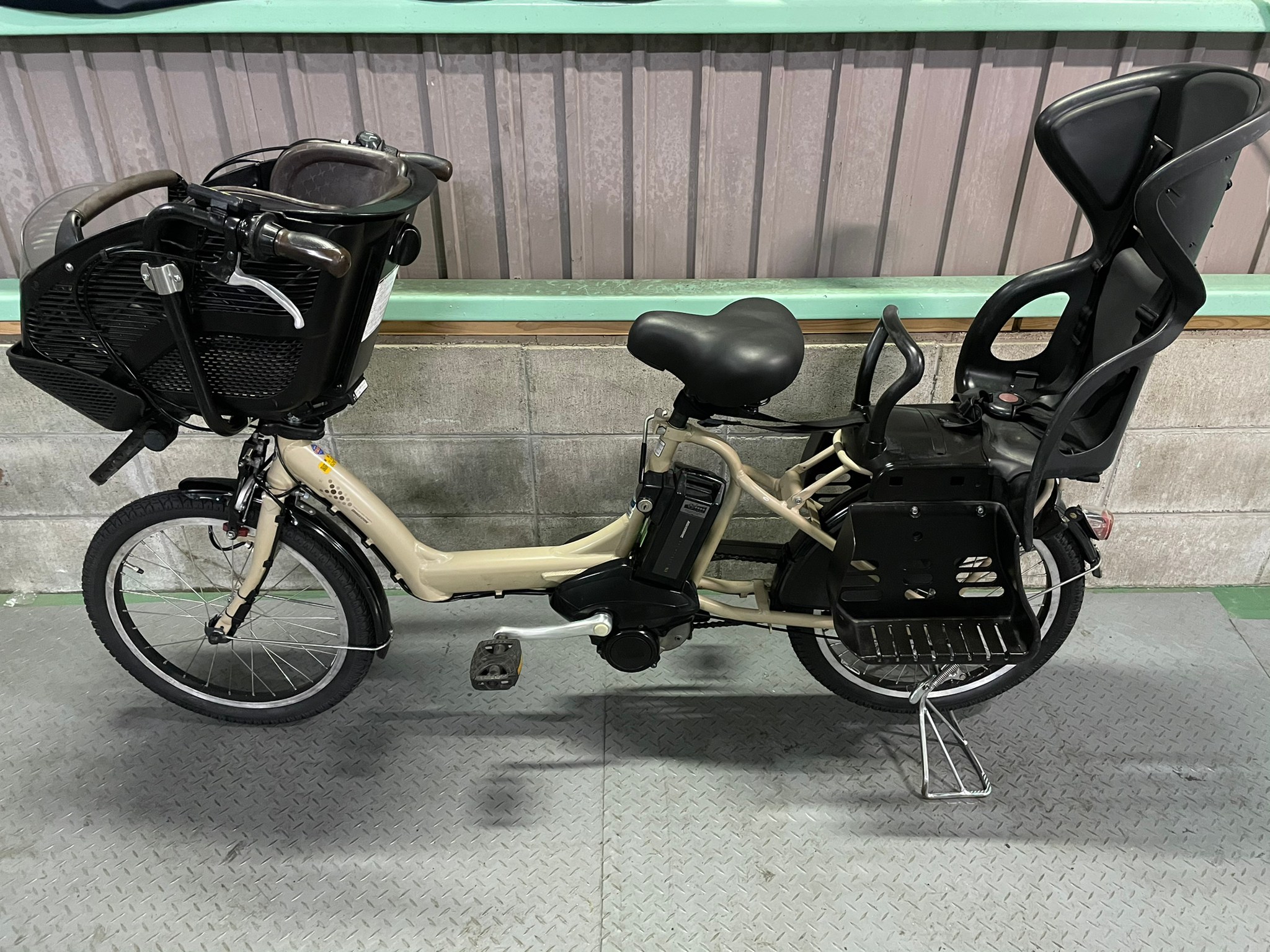 電動自転車 ブリヂストン 20インチ 子供乗せ アシスト 040301-