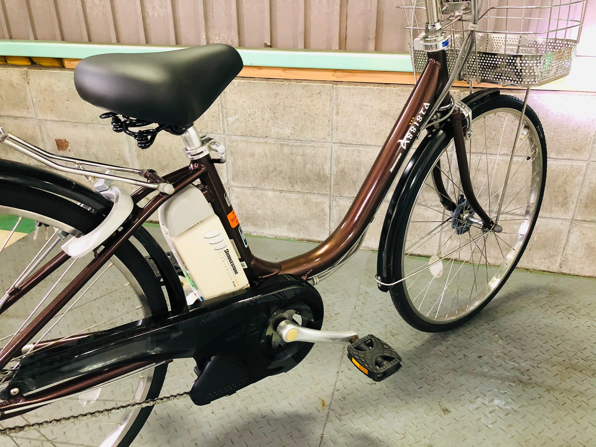 ブリジストン[ヤマハ]電動自転車バッテリー X48-10  4.0Ah 良品自転車
