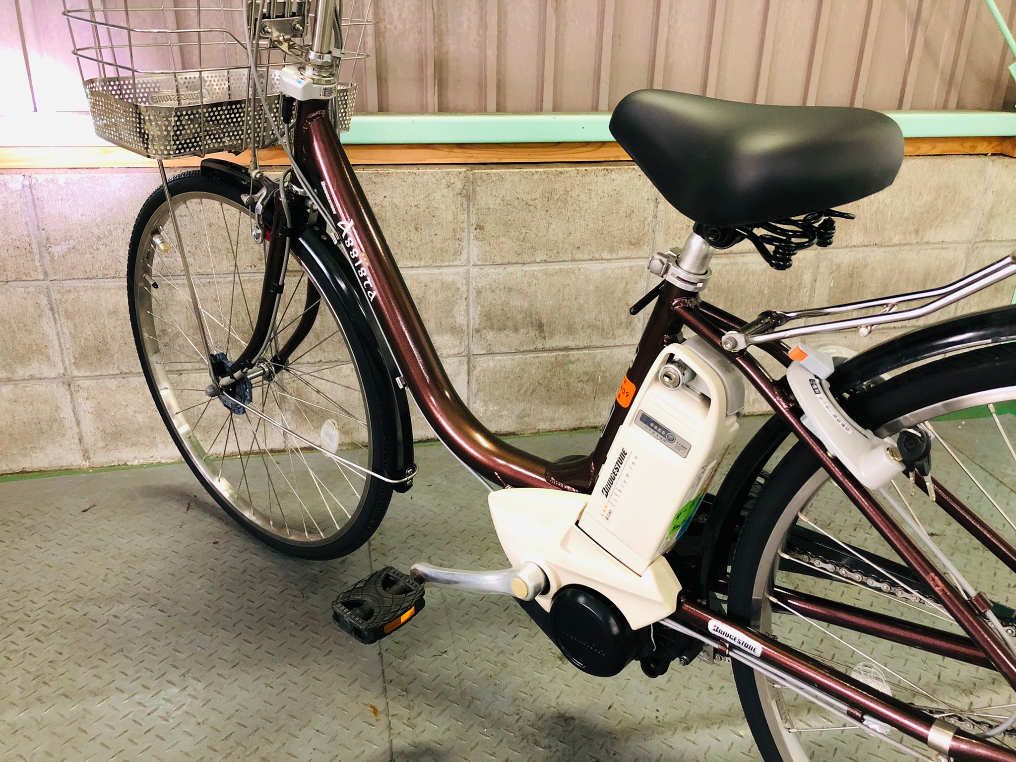 【SOLD OUT】電動自転車 ブリヂストン アシスタ 26インチ 4Ah 茶 ライトタイプ | 国産・中古の激安電動アシスト自転車を販売