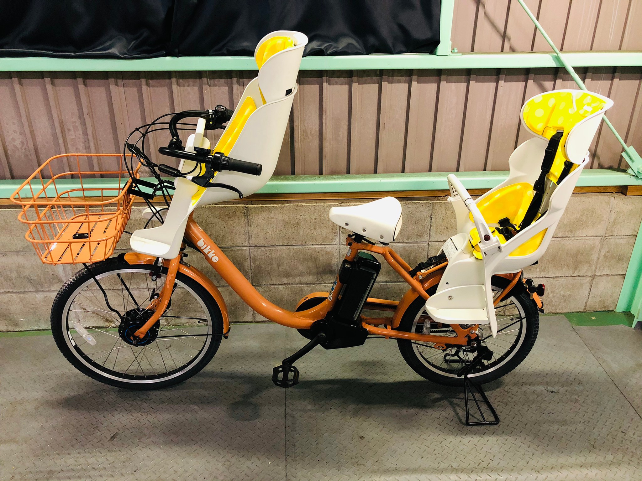 電動自転車 ブリヂストン bikke 2 20インチ 子供乗せ-