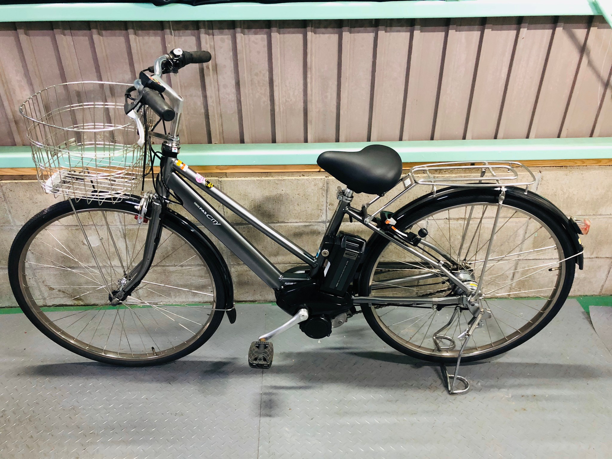 SOLD OUT】電動自転車 ヤマハ PAS City 27インチ シルバー 大容量8.7Ah
