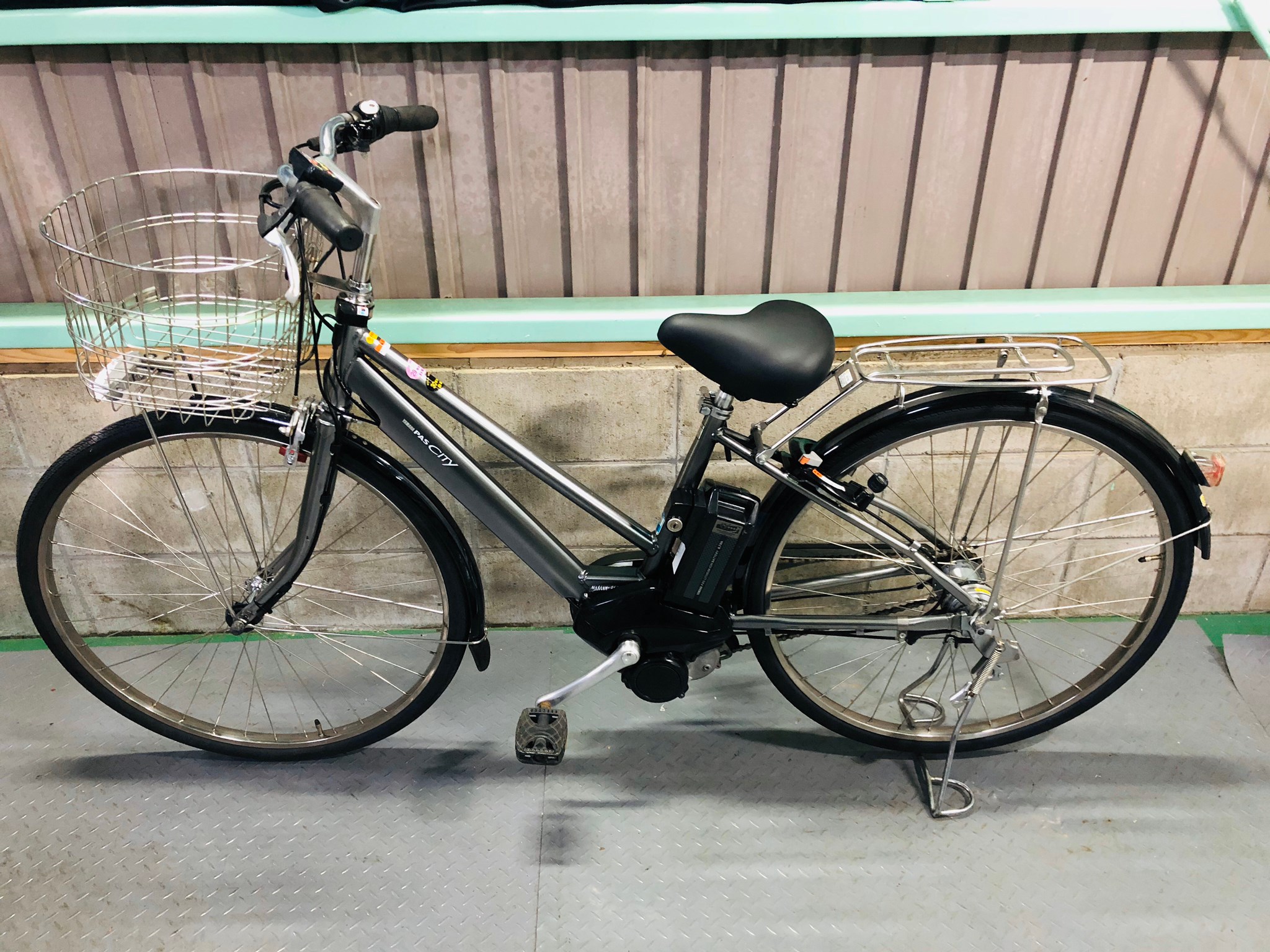 SOLD OUT】電動自転車 ヤマハ PAS City 27インチ シルバー 大容量8.7Ah 