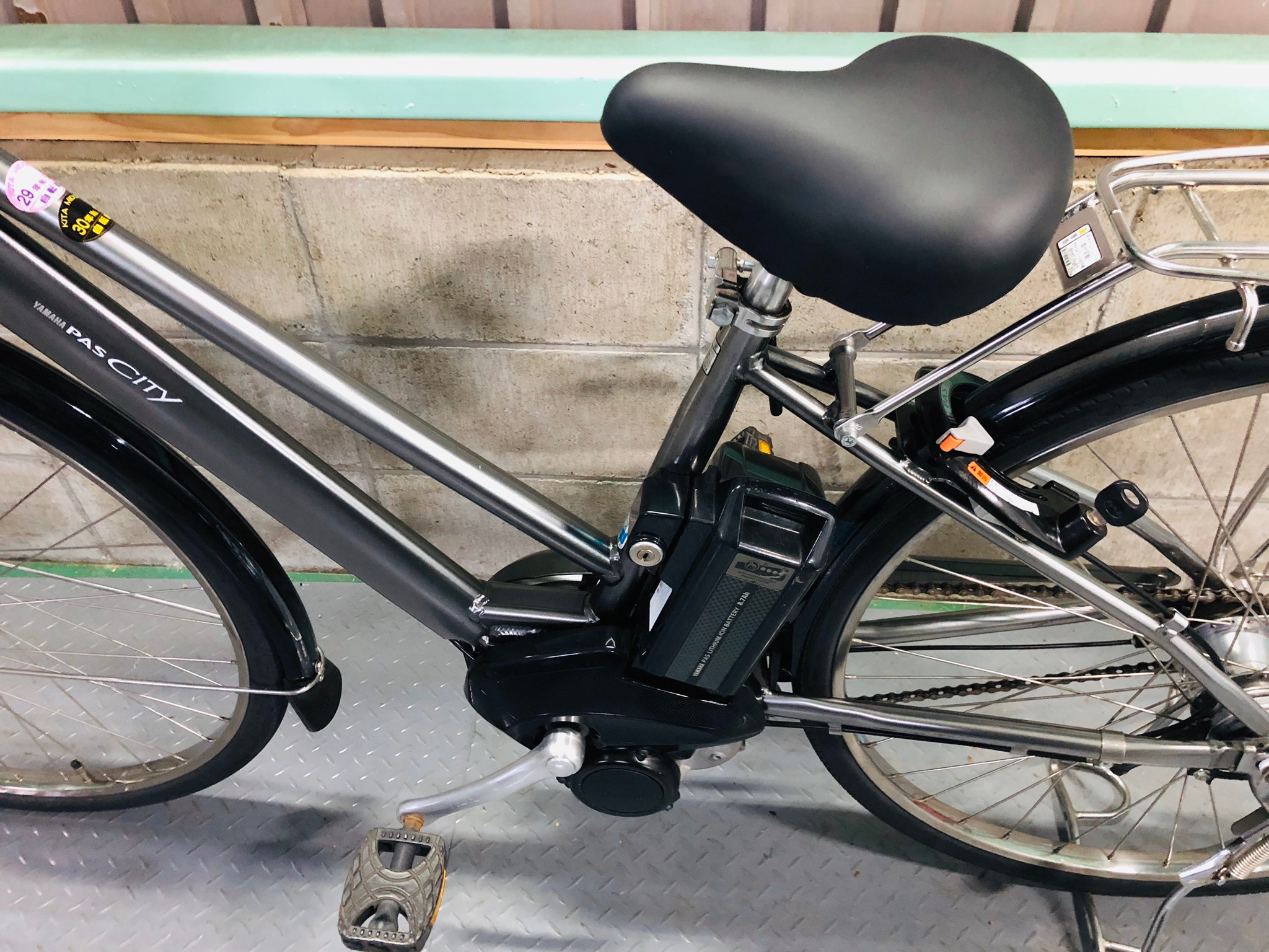 SOLD OUT】電動自転車 ヤマハ PAS City 27インチ シルバー 大容量8.7Ah 
