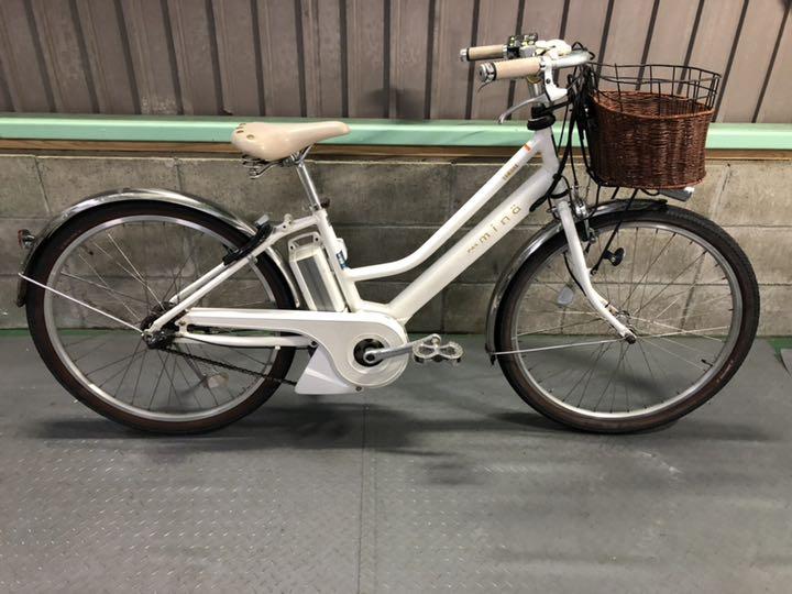 【SOLD OUT】電動自転車 YAMAHA PAS mina オシャレ ホワイト 26インチ | 国産・中古の激安電動アシスト自転車を販売