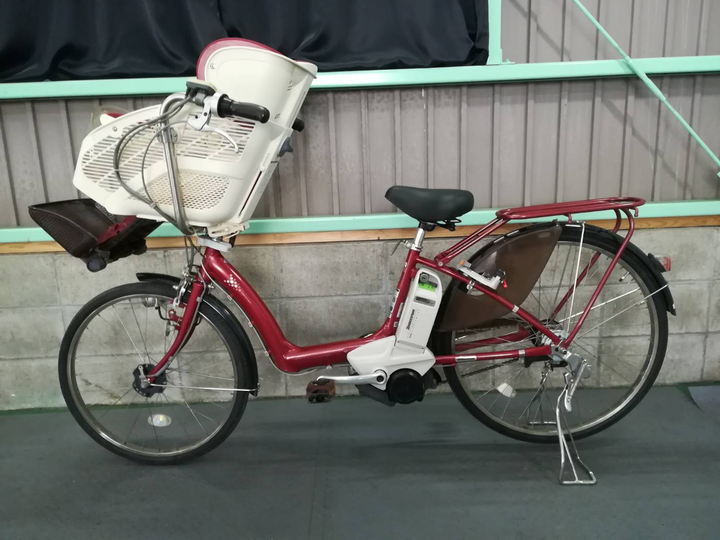 【SOLD OUT】電動自転車 ブリヂストン アンジェリーノ 子供乗せ 22/26インチ 赤 6Ah | 国産・中古の激安電動アシスト自転車を