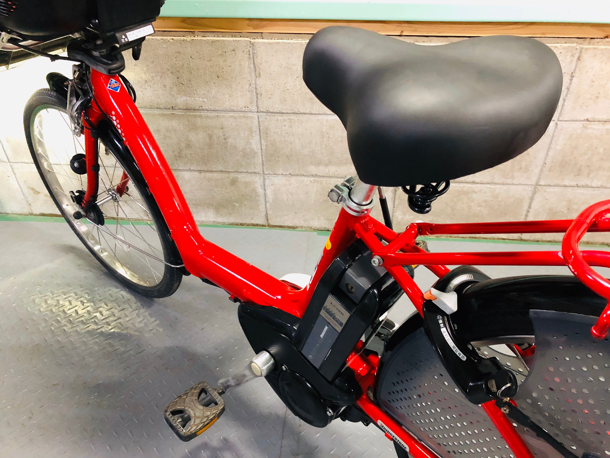 SOLD OUT】電動自転車 ブリヂストン アンジェリーノ 大容量8.9Ah 赤色 