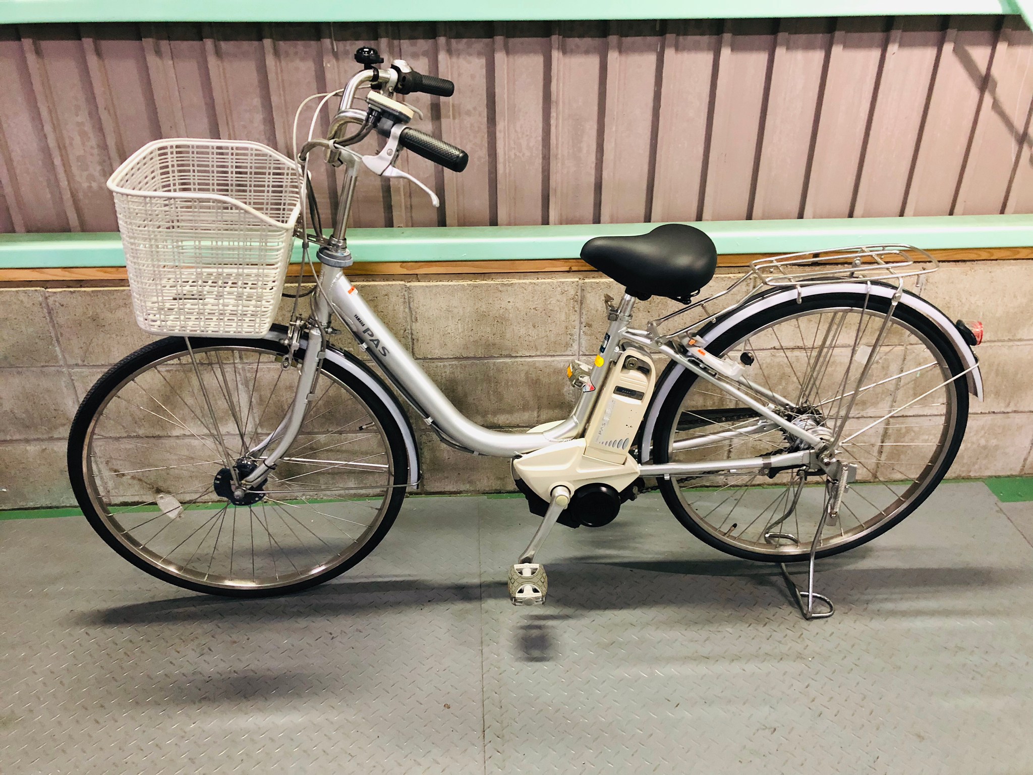 SOLD OUT】電動自転車 ヤマハ PAS 26インチ シルバー ライトタイプ 