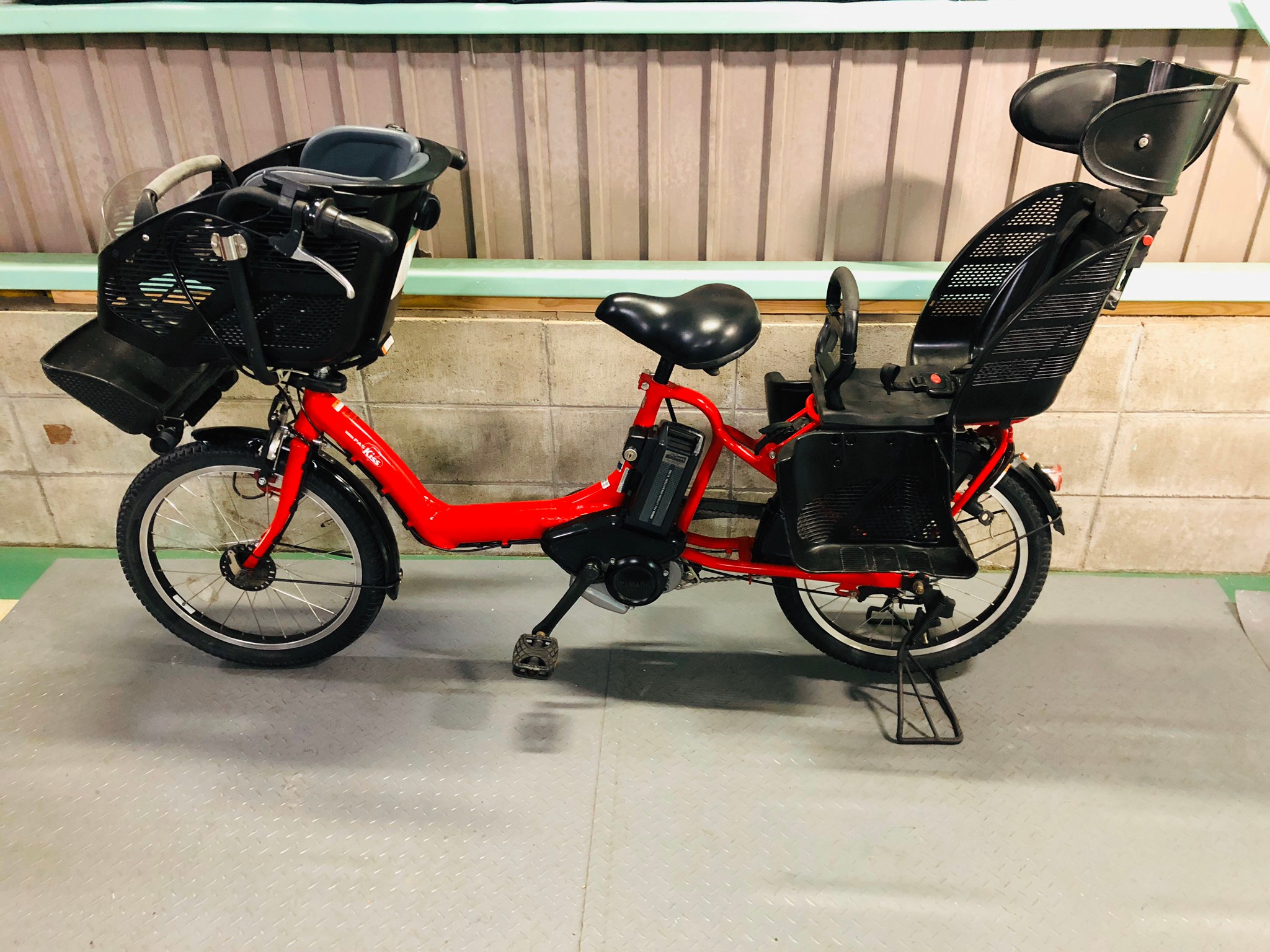 SOLD OUT電動自転車 ヤマハ PAS Kiss mini 20インチ 大容量8.7Ah 赤 | 国産・中古の激安電動アシスト自転車を販売MIZO  COOL（ミゾクール）