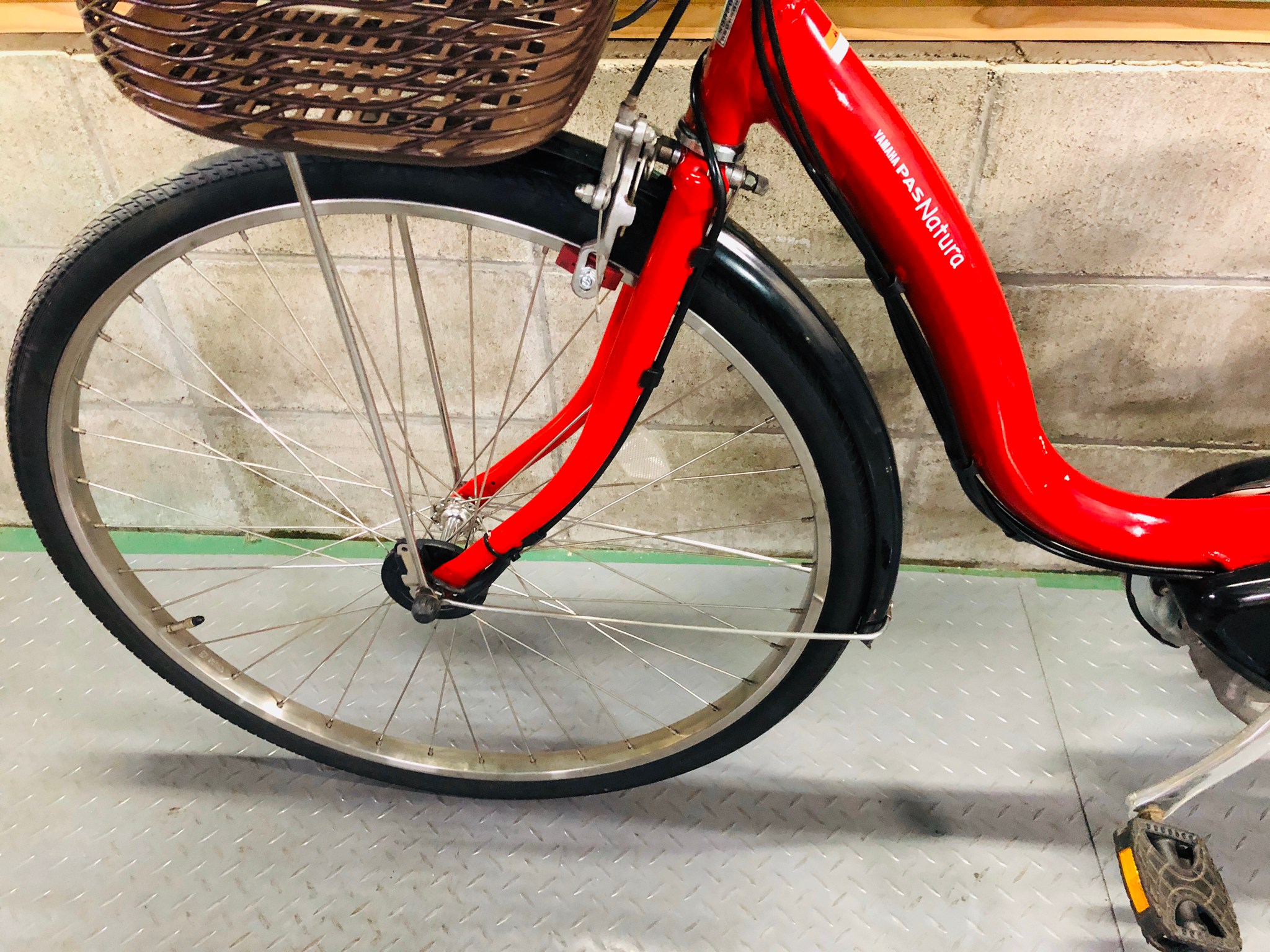 SOLD OUT】電動自転車 ヤマハ パスナチュラ 26インチ 大容量8.7Ah 赤 