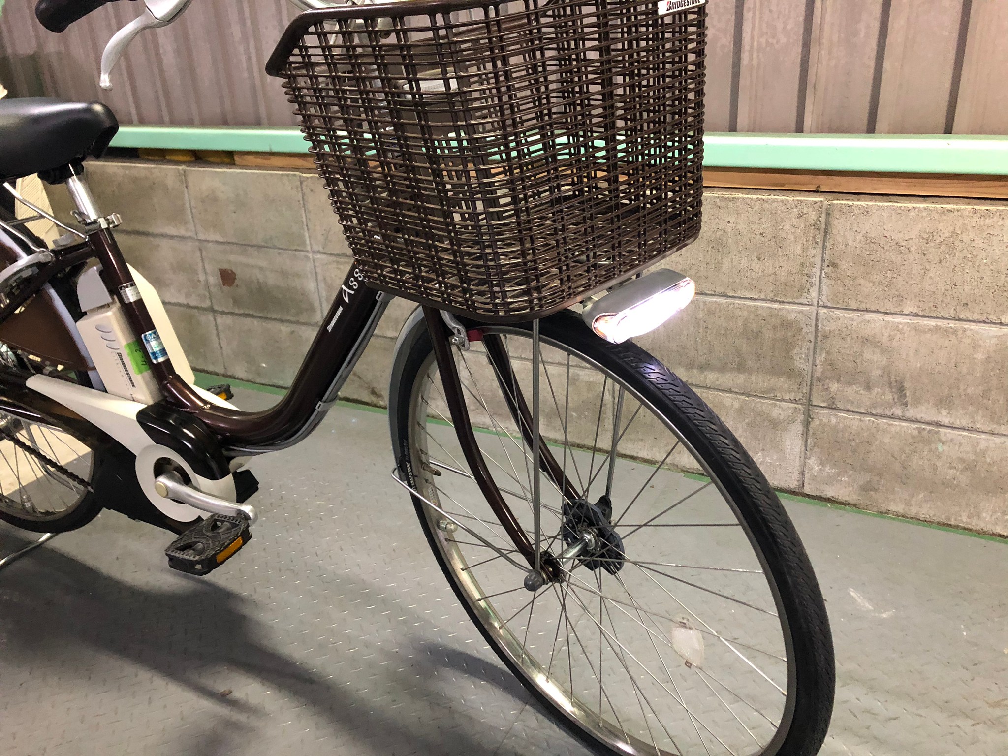 【SOLD OUT】電動自転車 ブリヂストン Assista アシスタ 6Ah 茶色 | 国産・中古の激安電動アシスト自転車を販売MIZO