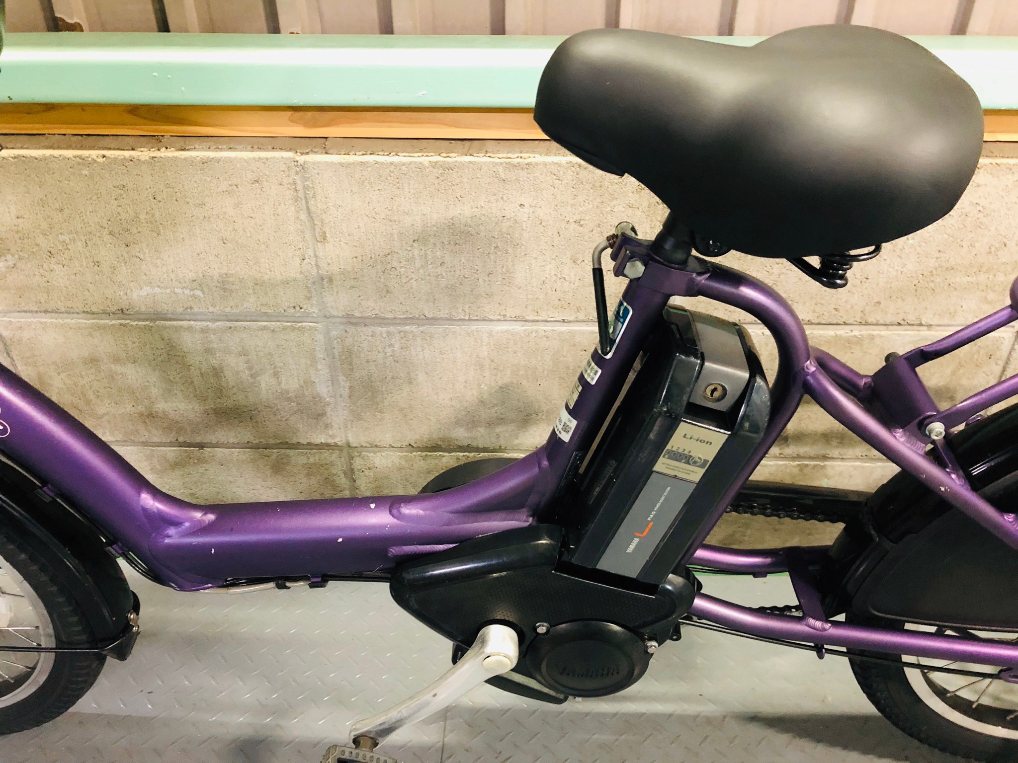 SOLD OUT】電動自転車 ヤマハ PAS Kiss 20インチ 子供乗せ 紫 大容量8Ah | 国産・中古の激安電動アシスト自転車を販売MIZO  COOL（ミゾクール）