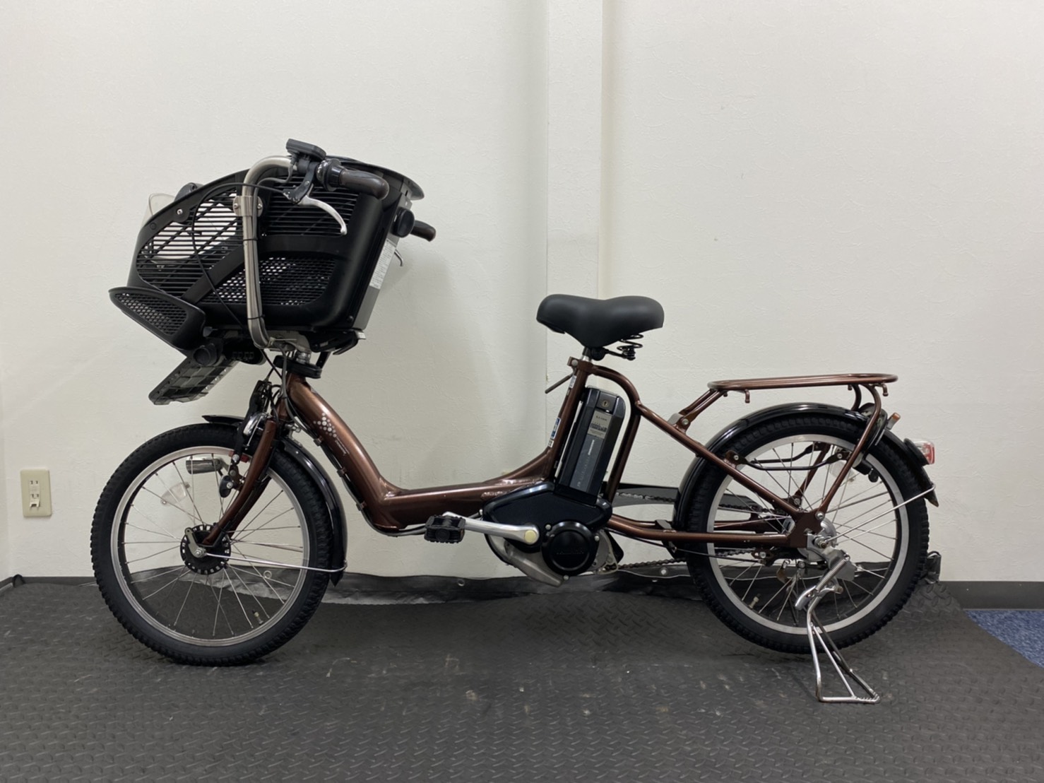 【SOLD OUT】電動自転車 ブリヂストン アンジェリーノ 20インチ 子供乗せ 8.9Ah 茶 | 国産・中古の激安電動アシスト自転車を