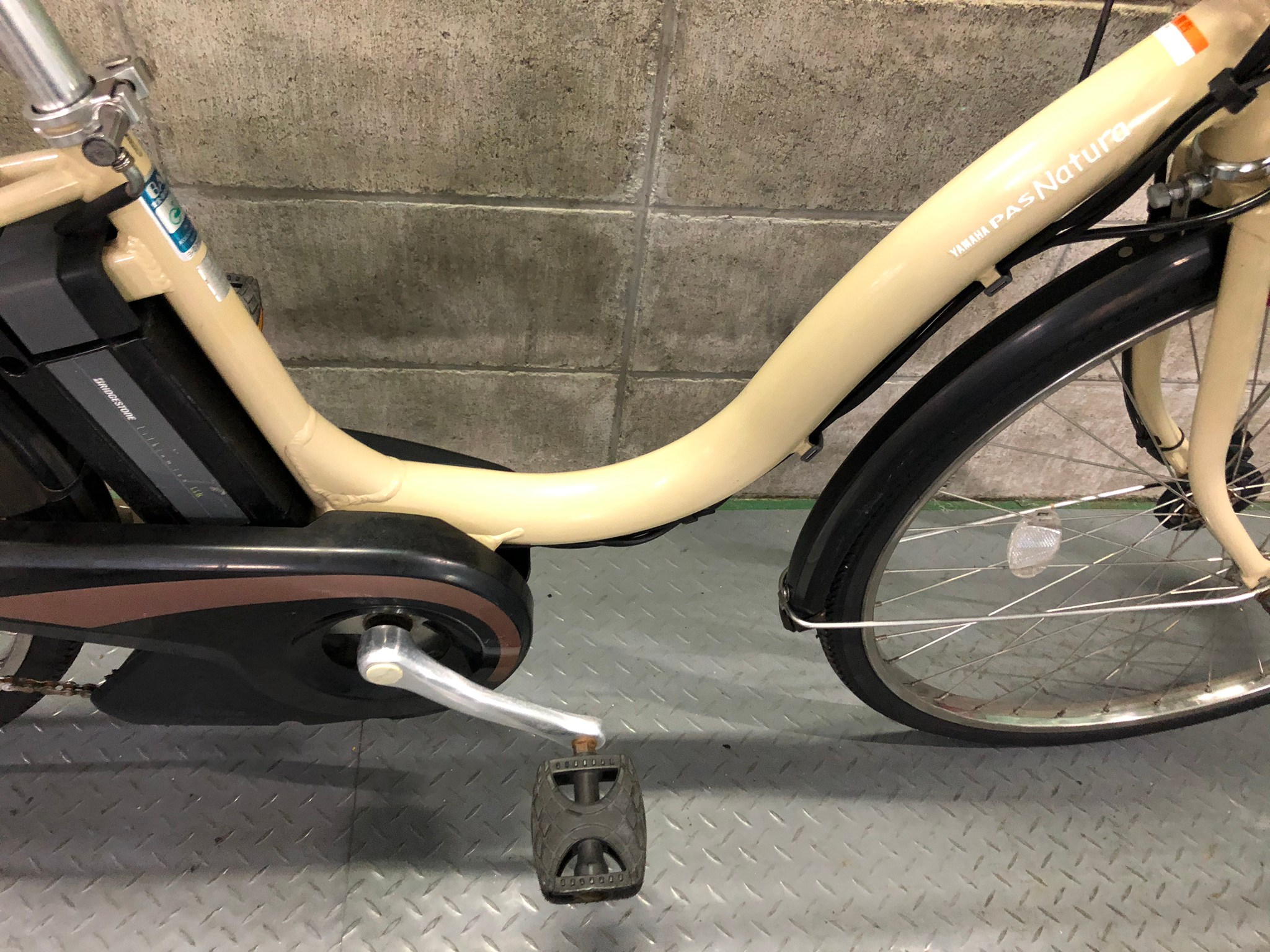 電動自転車 ヤマハ PAS ブラウン 26インチ おまけバッテリー-