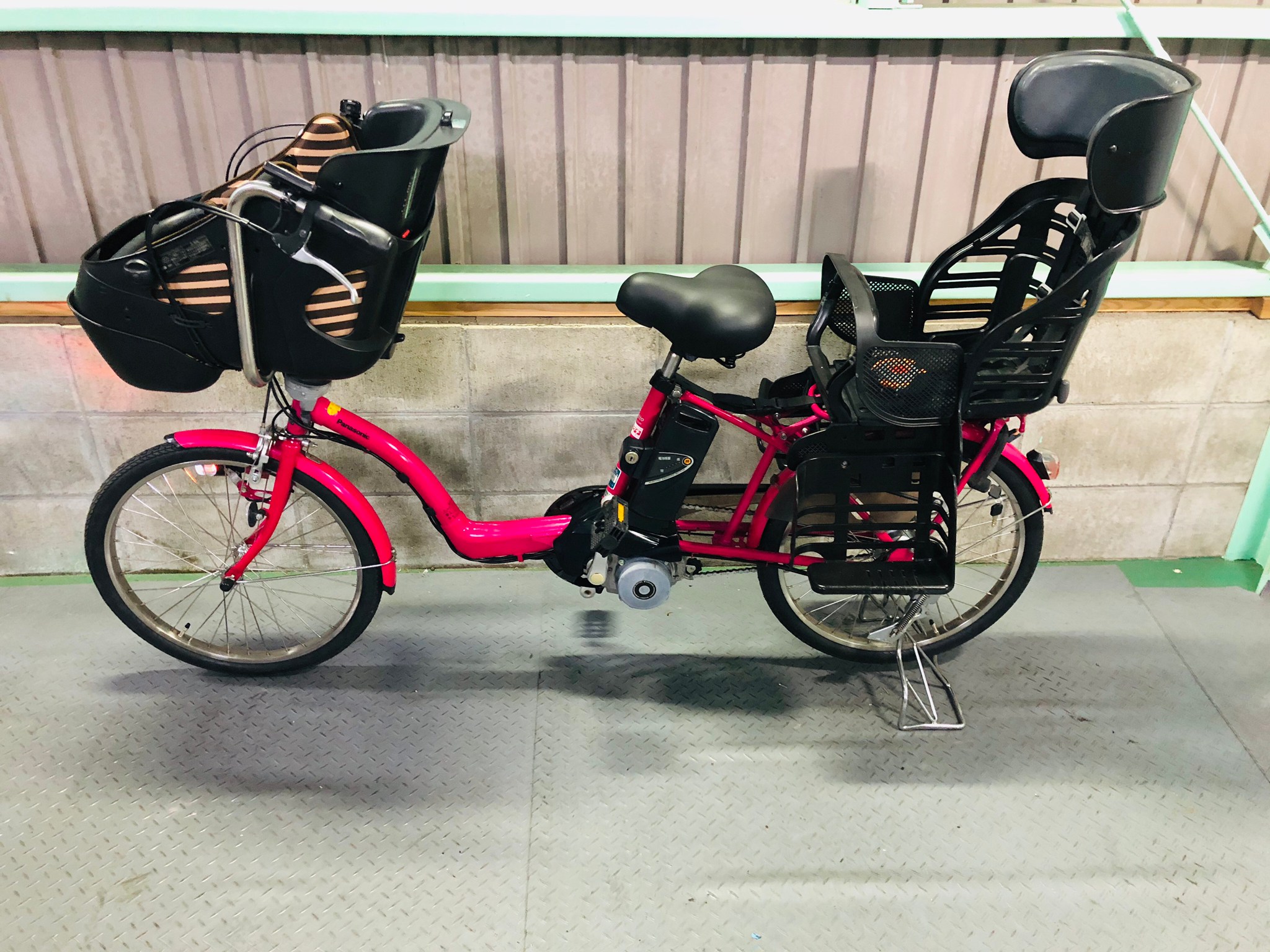 HF 電動自転車 パナソニック ギュット ２０インチ 子供乗せ-