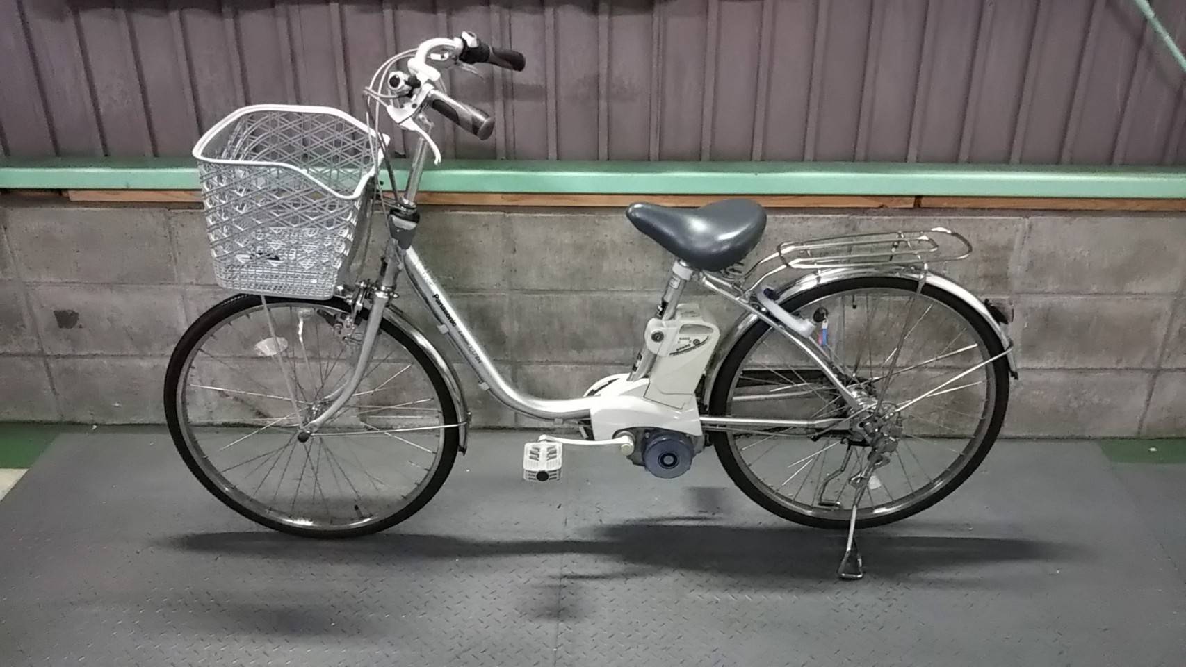 電動自転車 Panasonic Lithium vivi DX シルバー 51-