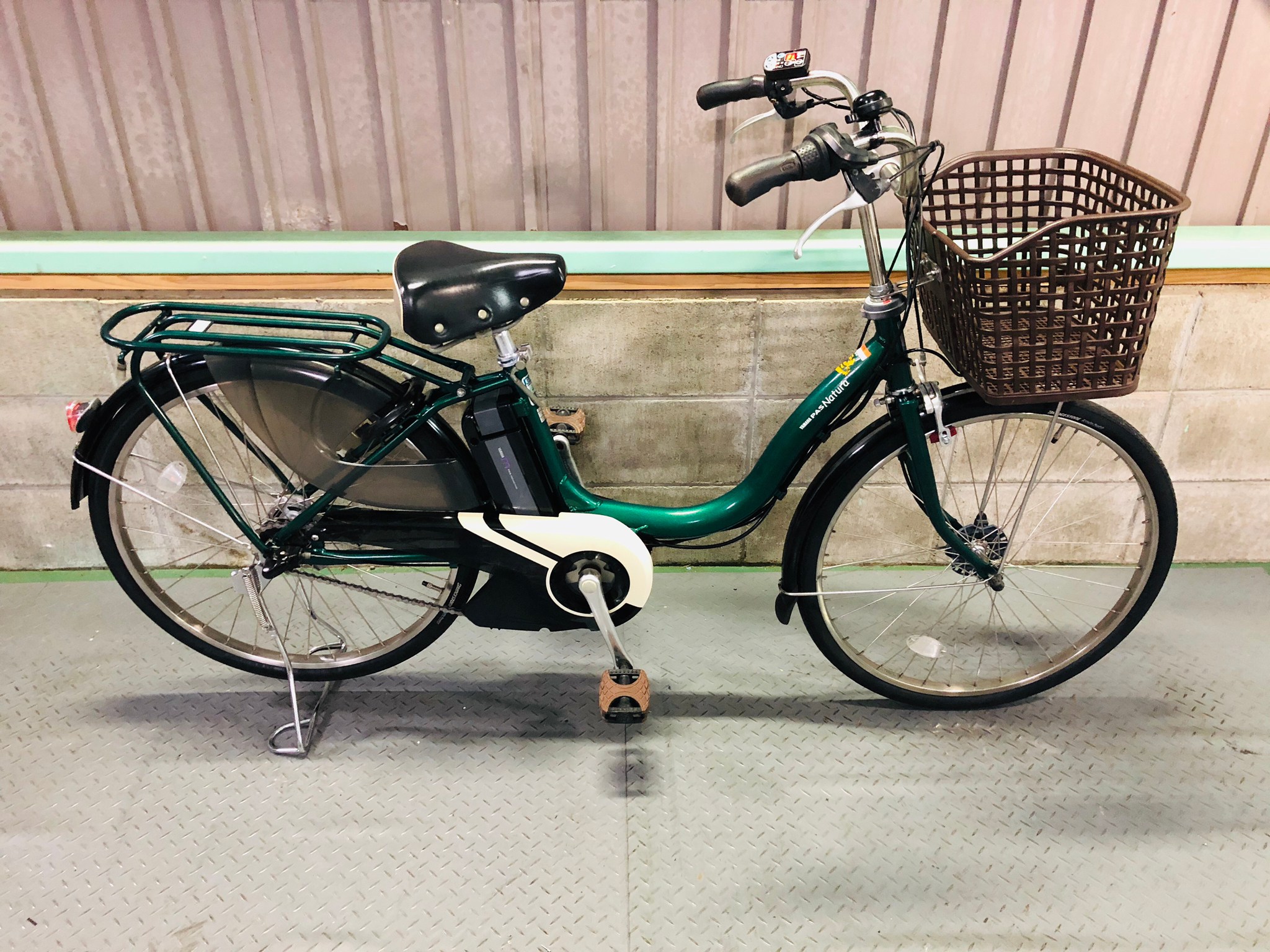 【SOLD OUT】電動自転車 ヤマハ PAS Natura 24インチ 5.7Ah グリーン | 国産・中古の激安電動アシスト自転車を販売