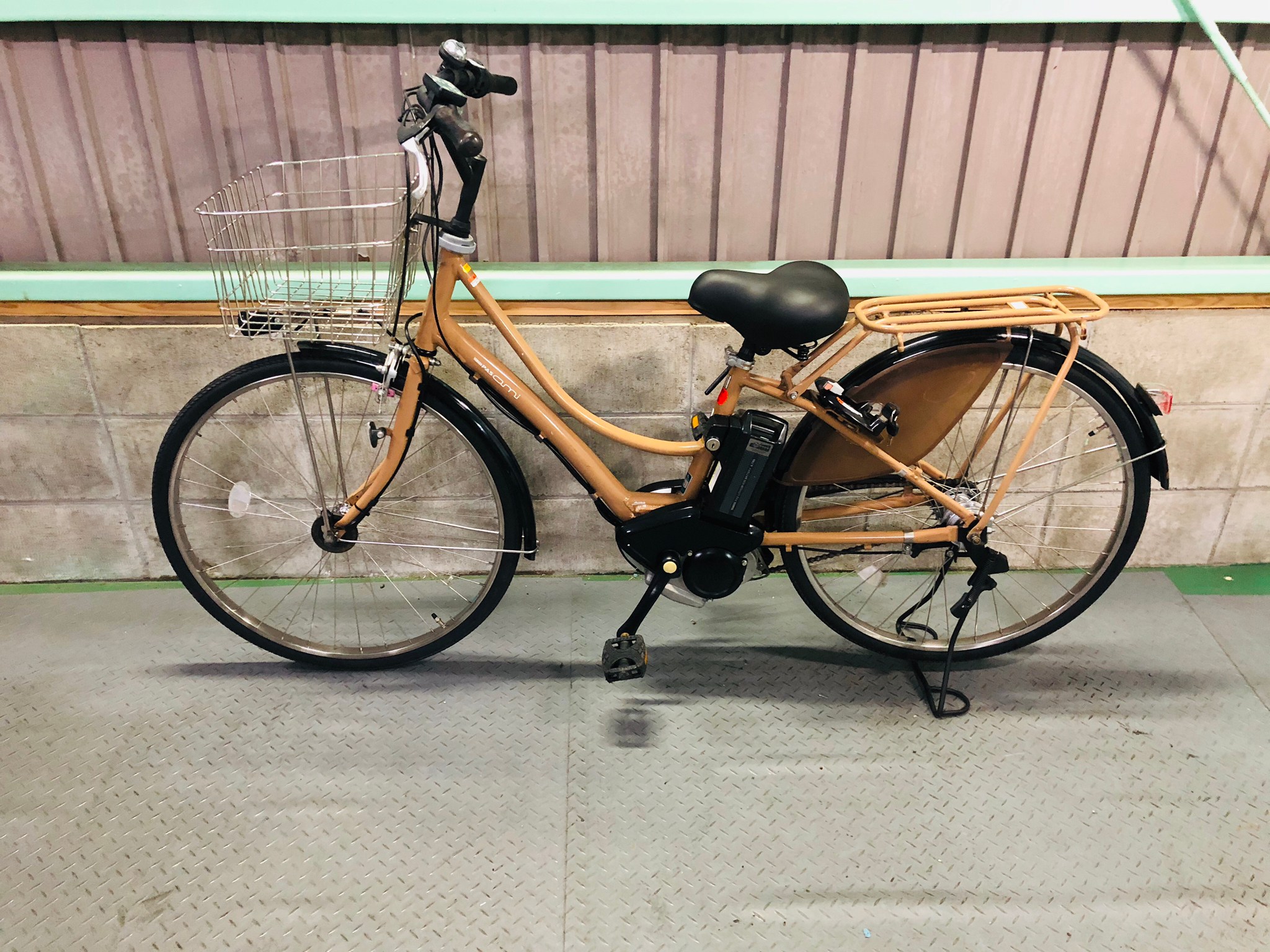 SOLD OUT】電動自転車 ヤマハ PAS ami 26インチ 8.7Ah ベージュ | 国産・中古の激安電動アシスト自転車を販売MIZO  COOL（ミゾクール）