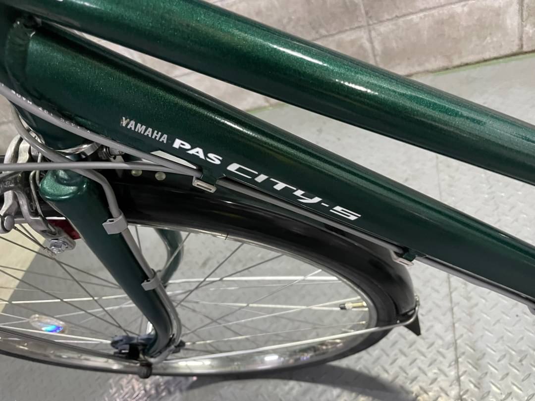 SOLD OUT】電動自転車 ヤマハ PAS CITY 27インチ 新基準 グリーン 8Ah