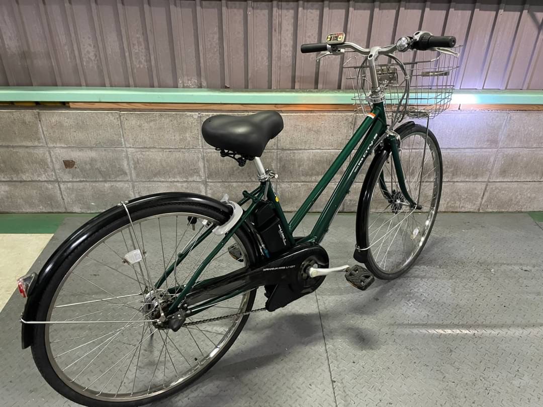 SOLD OUT】電動自転車 ヤマハ PAS CITY 27インチ 新基準 グリーン 8Ah 