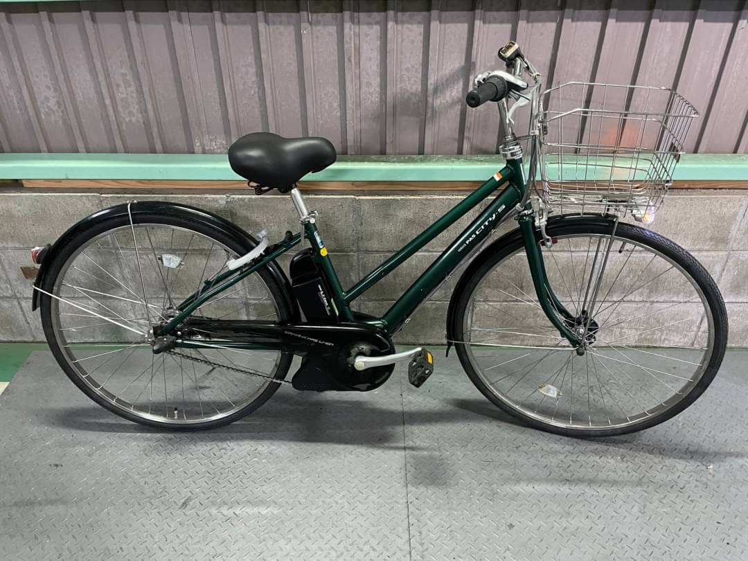 【SOLD OUT】電動自転車 ヤマハ PAS CITY 27インチ 新基準 グリーン 8Ah | 国産・中古の激安電動アシスト自転車を販売