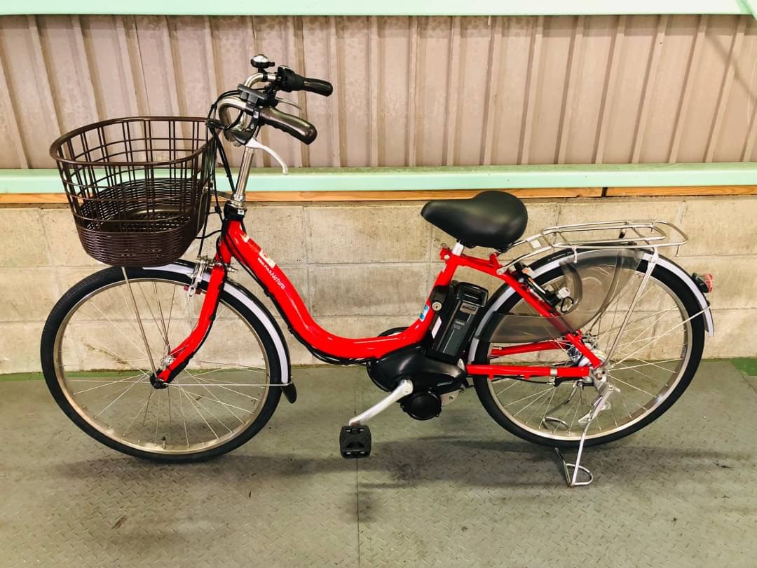 公式の 中古 電動自転車 ヤマハ パスナチュラ 赤 RED その他 