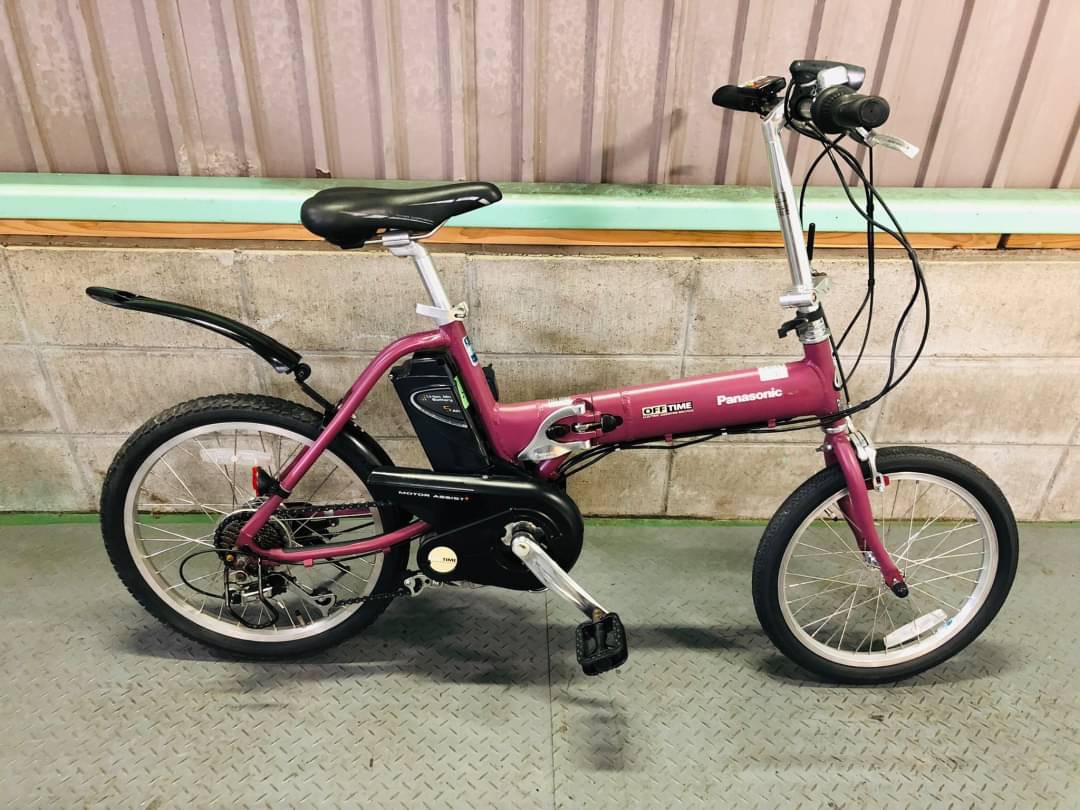 SOLD OUT】電動自転車 パナソニック オフタイム 折りたたみ 18×20 