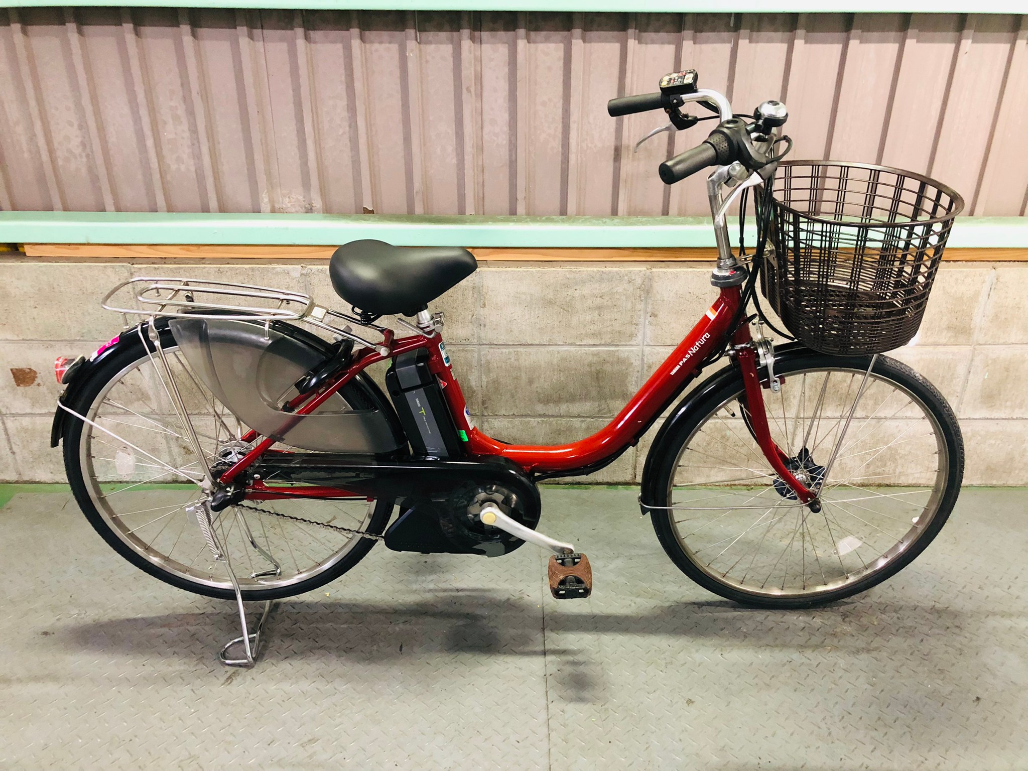 SOLD OUT】電動自転車 ヤマハ PAS ナチュラ 赤 24インチ 6Ah 長生き 