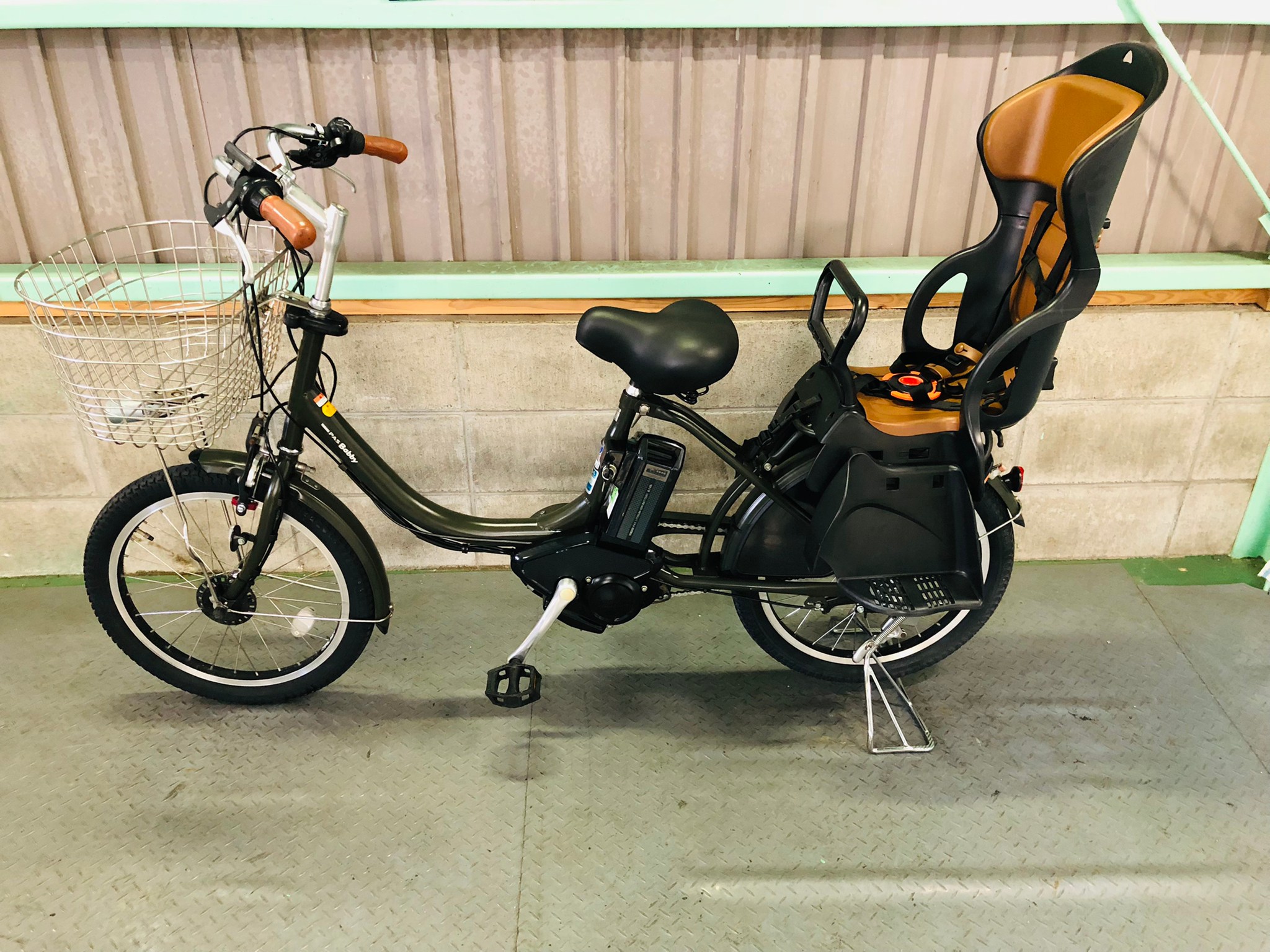 SOLD OUT】電動自転車 ヤマハ PAS Babby 20インチ 子供乗せ 8.7Ah モス 